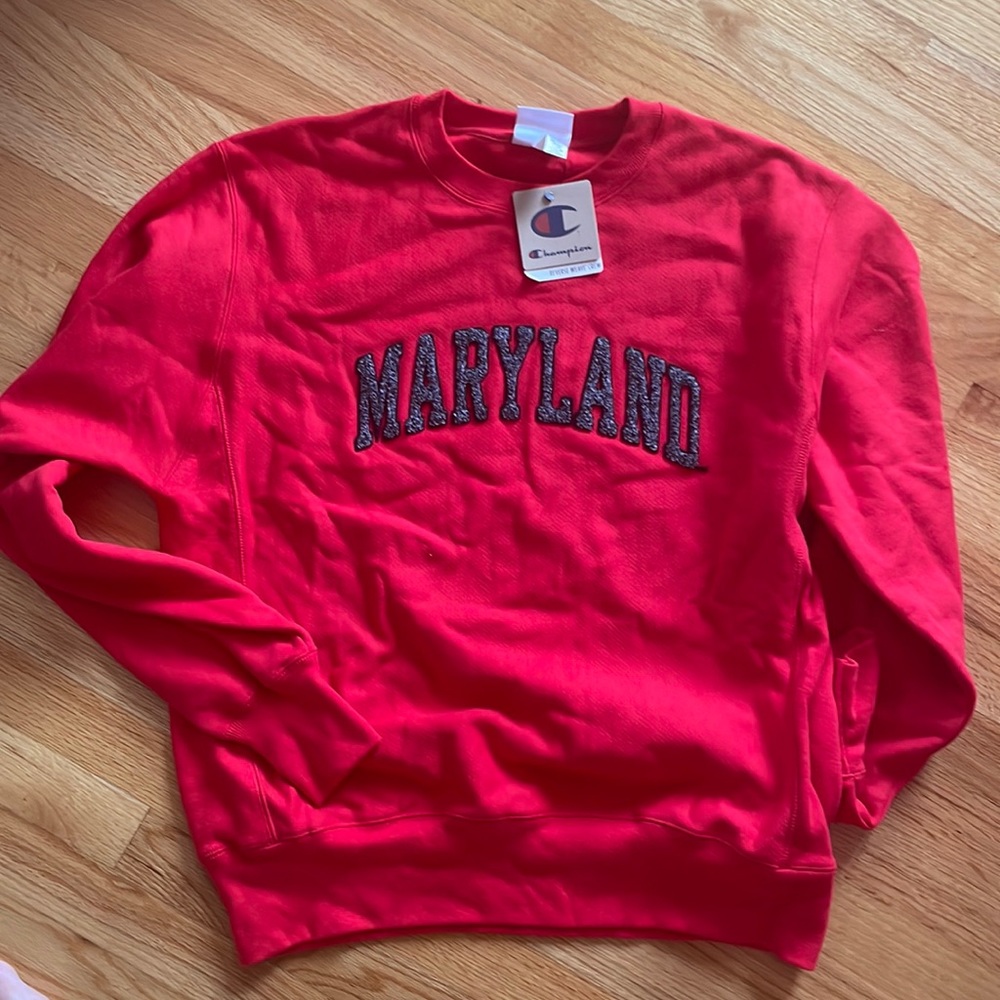 University of Maryland Appliqué Reverse Weave Sweatshirt